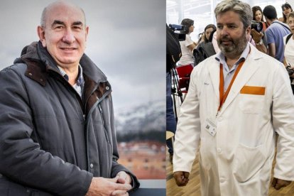 Los dos detenidos por la Guardia Civil, José Luis Vicente y Óscar Pérez.