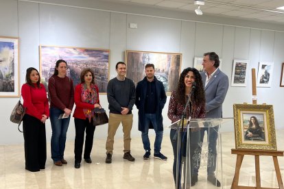 Imagen de la inauguración de la exposición.