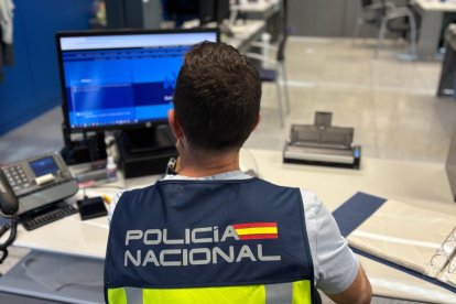 Imagen de un agente de la Policía.