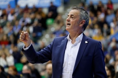 Fisac, durante el partido contra Valencia.