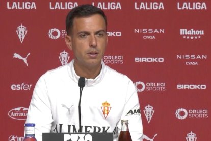 Borja Jiménez en la previa del partido.
