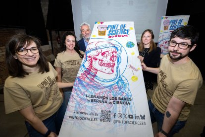 Presentación de la quinta edición de 'Pint of Science' en Burgos.