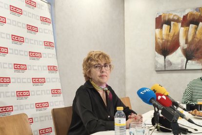 La secretaria general de CCOO Castilla y León, Ana Fernández de los Muros.