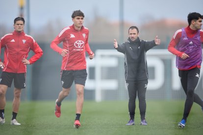 Muneta, durante el último entrenamiento.