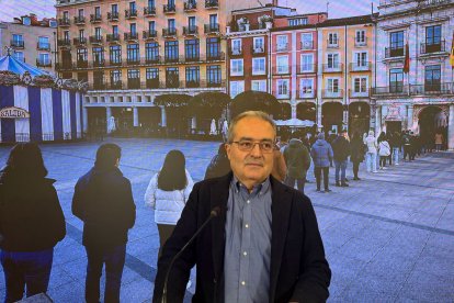 Ángel Martín, portavoz de Vox en la Diputación de Burgos.
