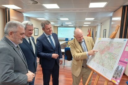 Presentación del nuevo mapa oficial de Burgos elaborado por el IGN.