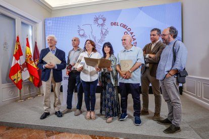 Instante de la presentación de la campaña ‘Del cielo a la Tierra, de la Tierra al cielo’.