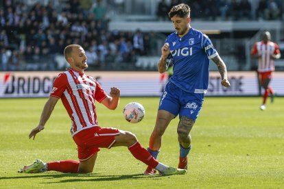 Fer Niño, durante el partido contra el Almería.