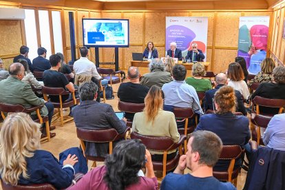 Jornada de economía celebrada por la Cámara de Comercio de Burgos
