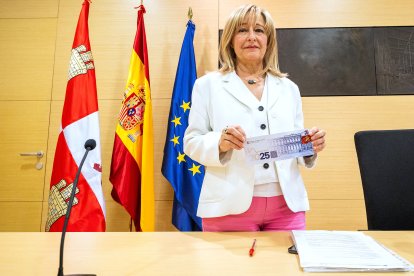La presidenta del TSJCyL, Ana del Ser, presenta la memoria de 2025.