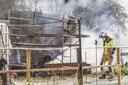Imagen del incendio.