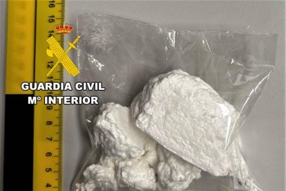 Imagen de la droga incautada.