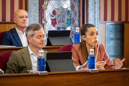 Intervención de Andrea Ballesteros en el Pleno muncipal de julio.