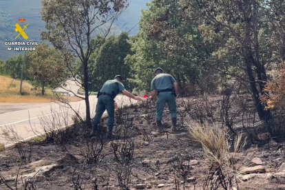 Detenido un hombre e investigado otro por presuntamente provocar 15 incendios en la provincia de Zamora.