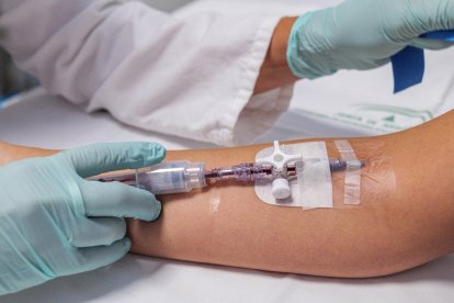 Donación de sangre.