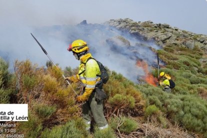 Incendio forestal de Burgohondo (Ávila).