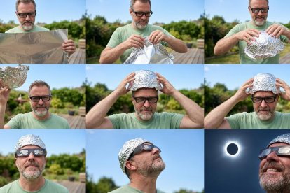 El Encarna's ha creado un tutorial para la confección del gorro protector de papel de aluminio.