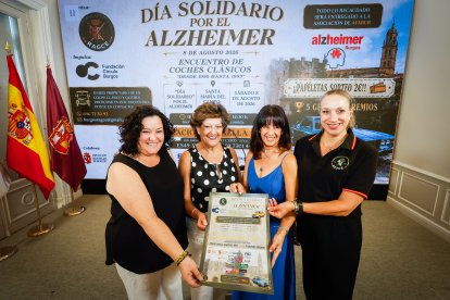 Presentación del Día Solidario por el Alzheimer en la Diputación de Burgos.