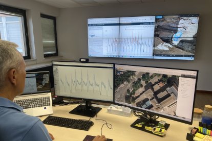 Imagen de la plataforma digital para el control de fugas.