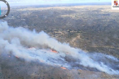 Incendio en Villalcampo.