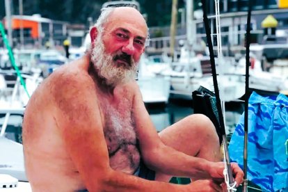 El empresario burgalés, en una imagen en un barco.