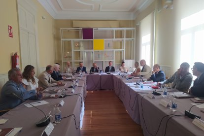 Imagen de la reunión del patronato del Instituto Castellano y Leonés de la Lengua.