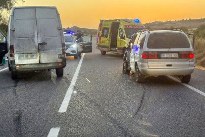 Imagen del accidente en Fuentecén.
