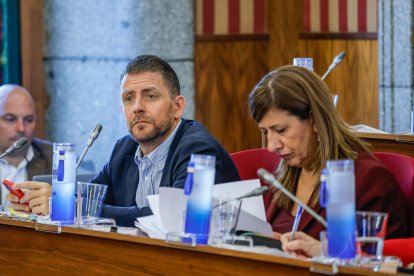 Instante del pleno ordinario de septiembre del Ayuntamiento de Burgos.