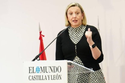 Isabel Blanco interviene en la clausura del foro ‘SomosCyL’.