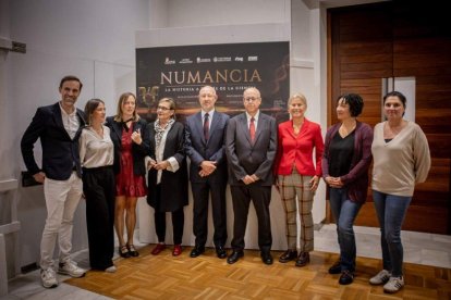 Sicilia con representantes del Museo Numantino y las universidades de Burgos y Salamanca.