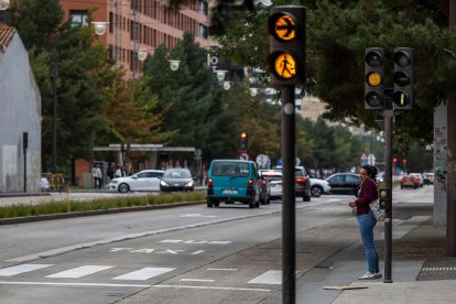Nueva regulación de los semáforos en varias calles de la ciudad de Burgos.