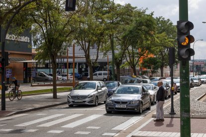 Nueva regulación de los semáforos en varias calles de la ciudad de Burgos.