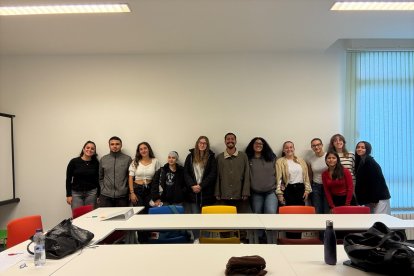 Miembros de la asociación de estudiantes UBU Cooperantes.