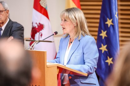 La presidenta del TSJCyL, Ana del Ser, en la apertura del Año Judicial 2026-2027.