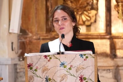 La presidenta de la Comunidad de Madrid, Isabel Díaz Ayuso, es investida en Madrigal de las Altas Torres (Ávila) Dama de Honor del Capítulo de la Reina Isabel la Católica.