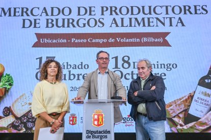 Presentación del Mercado de Productores de Burgos Alimenta en Bilbao.