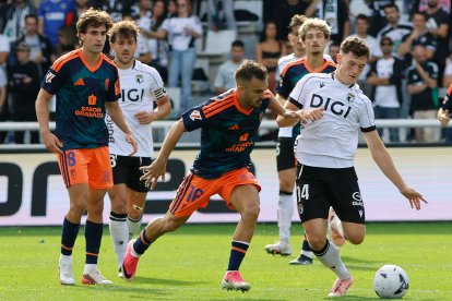 David González, durante el partido contra el Granada.