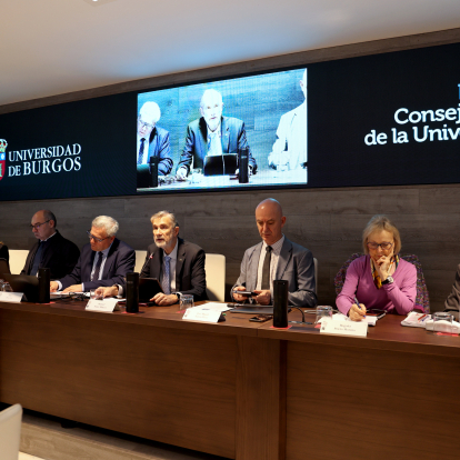 Última reunión del Consejo de Gobierno de la Universidad de Burgos (UBU).