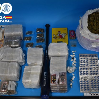 Imagen del alijo incautado.