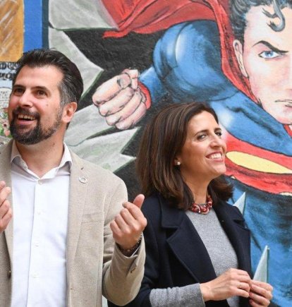 Luis Tudanca y Esther Peña en una imagen de archivo.