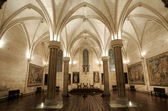 Interior de la sala capitular del monasterio de Las Huelgas.