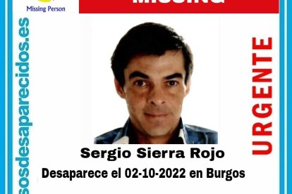 Cartel de SOS Desaparecidos.