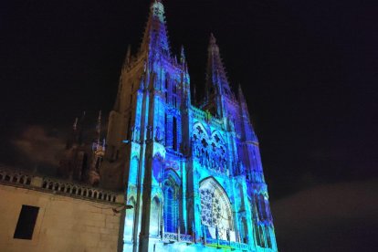 Videomapping en la Catedral de Burgos.