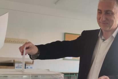 El cabeza de lista de la coalición España Vaciada-Partido Castellano-Tierra Comunera al Ayuntamiento de Burgos, Domingo Hernández Araico