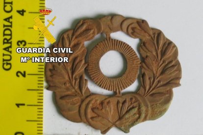 Uno de los objetos incautados al pitero.