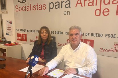 Ildefonso Sanz con Ana Lozano