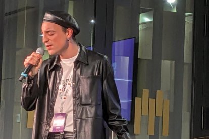 Jay Hudson en la audición de ayer en San Marino