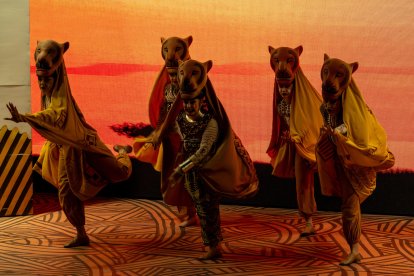 Instante del musical ‘El Rey León’, que Ademus representó en el mes de marzo.