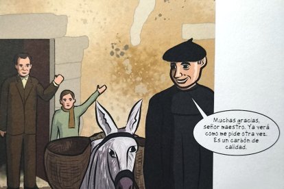 El carbonero visita la Escuela de Bañuelos. BLUME