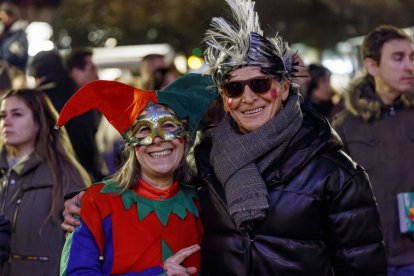 Pregón y espectáculo en el Carnaval de Burgos 2023. SANTI OTERO